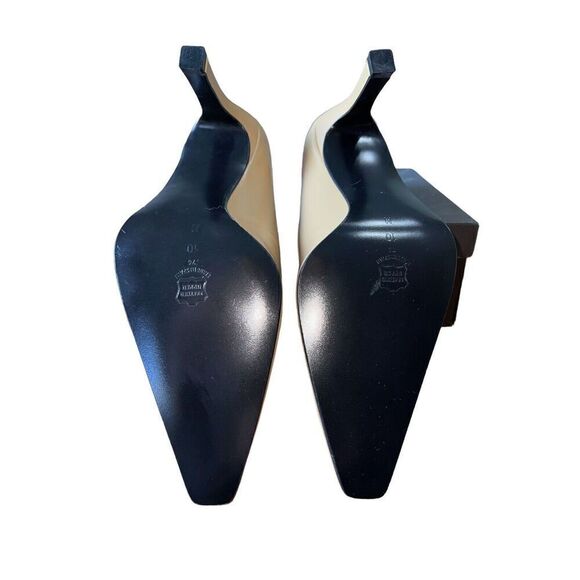 Spanish Leather Collection Chralize Camel/Tan Square/Pointed Toe Womens Size 10 - Picture 9 of 12